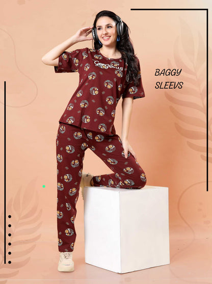 1133 Ks Cotton Pyjama Night Suits Manufacturer India