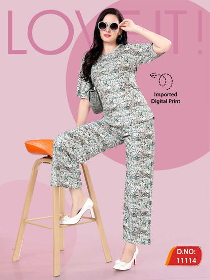 1136 Ks Imported Co Ord Set Manufacturer India