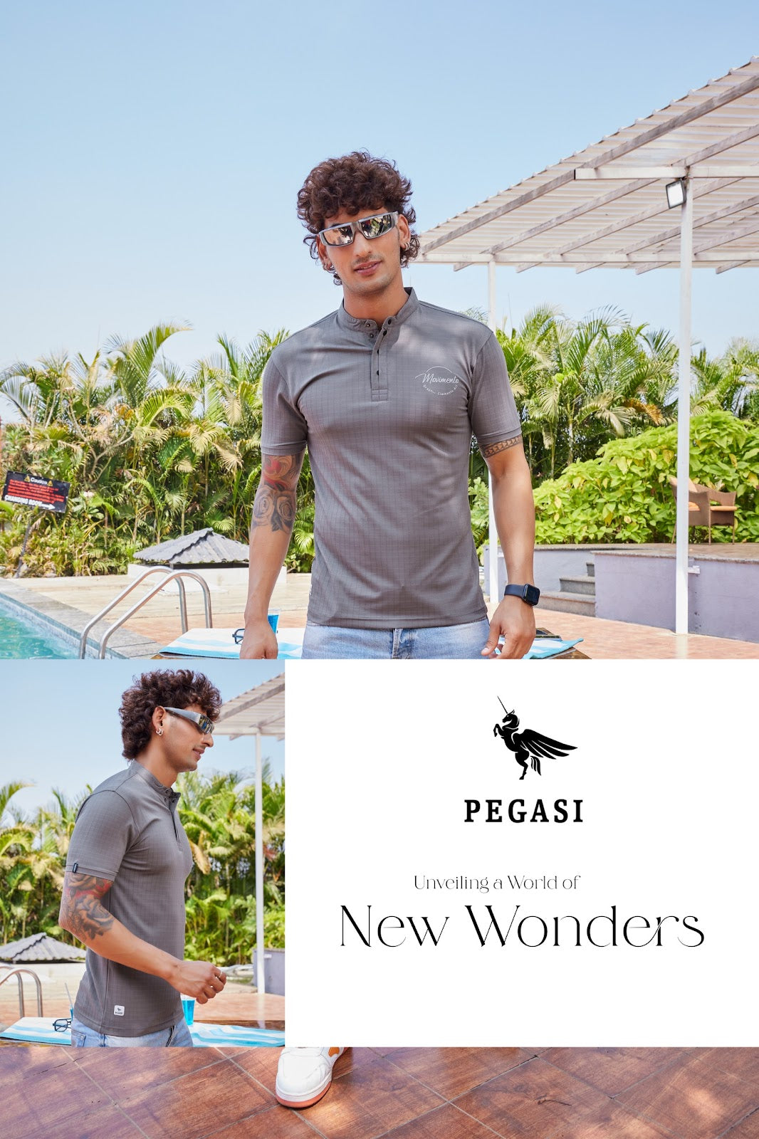 114 Pegasi Tencil Lycra Mens Tshirts