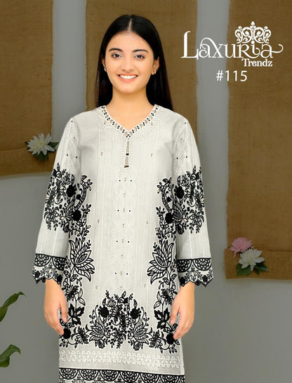 115 Laxuria Trendz Fox Georgette Girls Pakistani Readymade Suit Manufacturer Gujarat