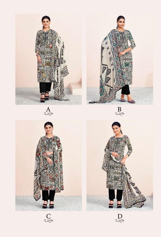 1181 Sarthak Prints Jaam Cotton Pant Style Suits Exporter