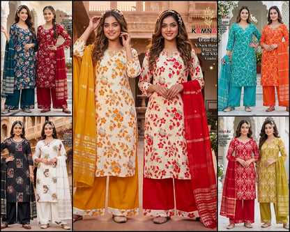 1200 Series Kamna4U Vertican Readymade Plazzo Style Suits Manufacturer Ahmedabad