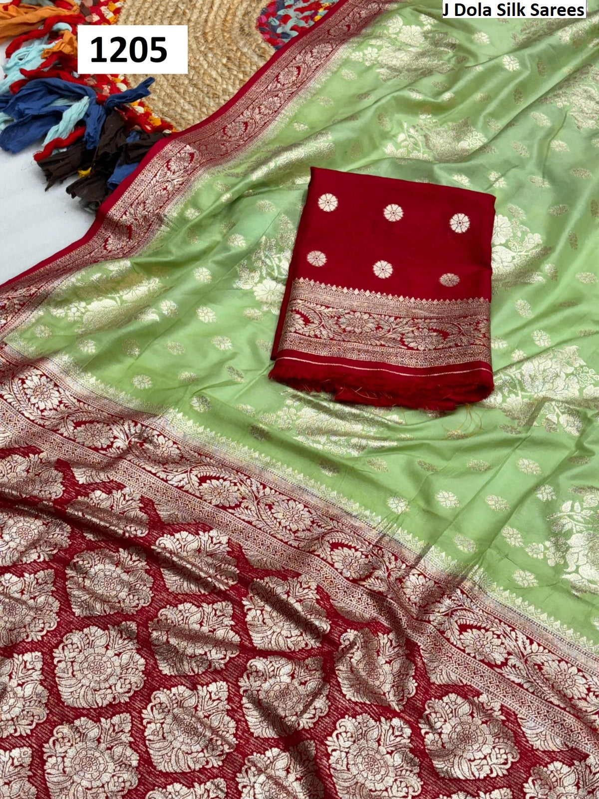 1201-1206 J Dola Silk Sarees Exporter Gujarat