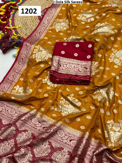 1201-1206 J Dola Silk Sarees Exporter Gujarat