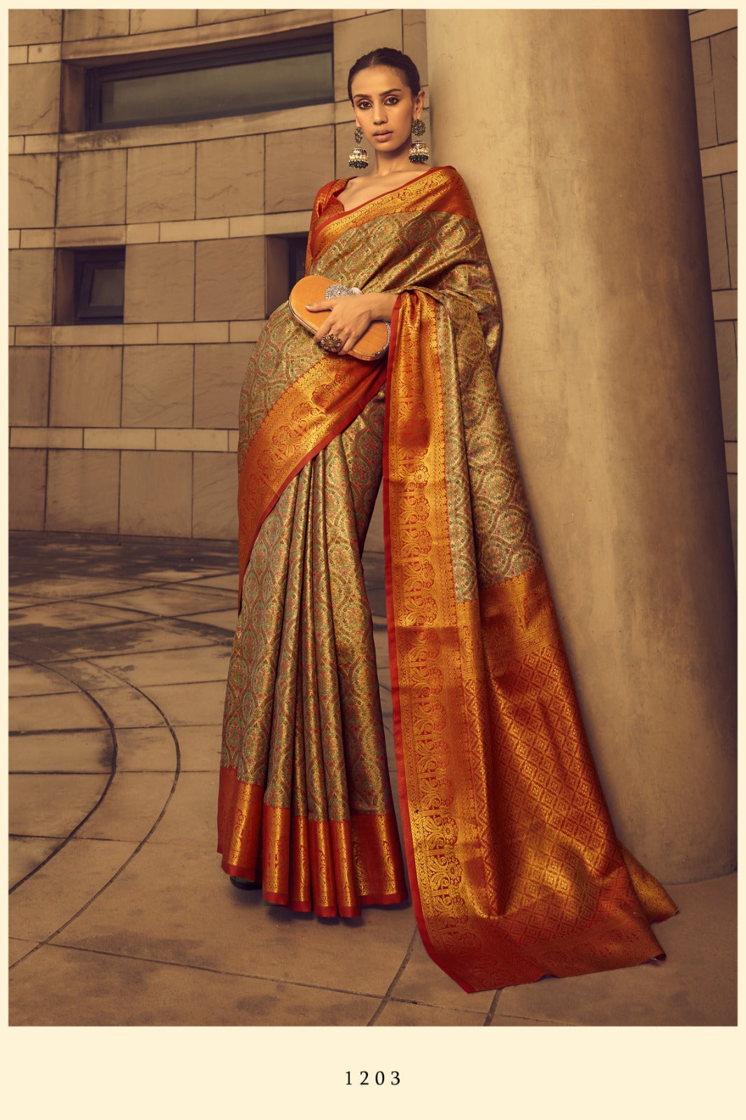 1201-1206 Rajtex Woven Silk Sarees