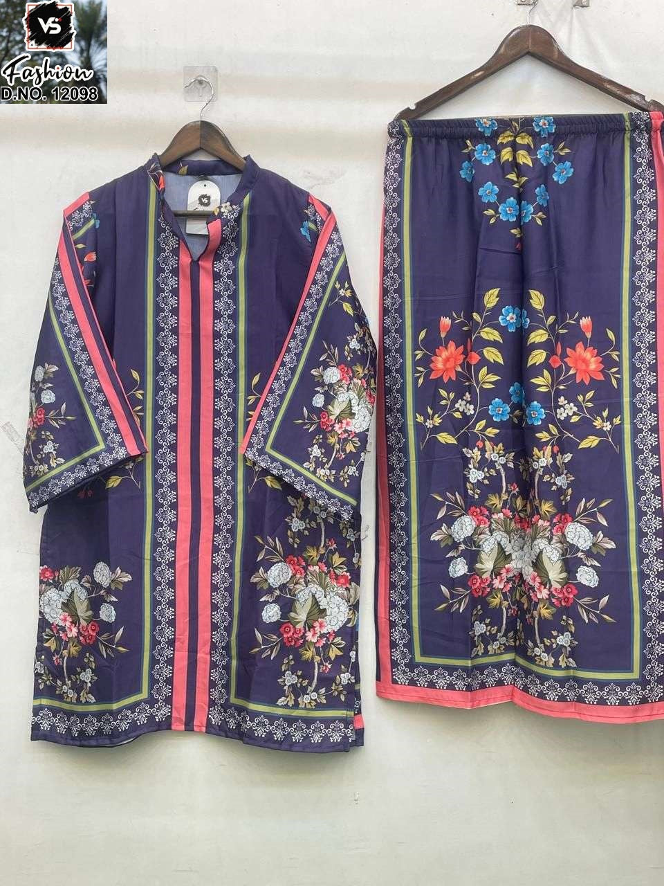 12098 Pakistani Style Vs Fashion Modal Co Ord Set Wholesaler Ahmedabad