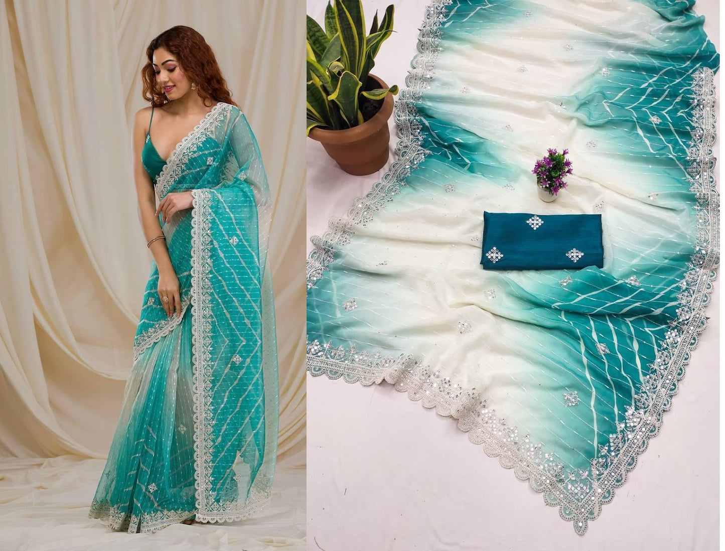 1209 Bt Georgette Sarees