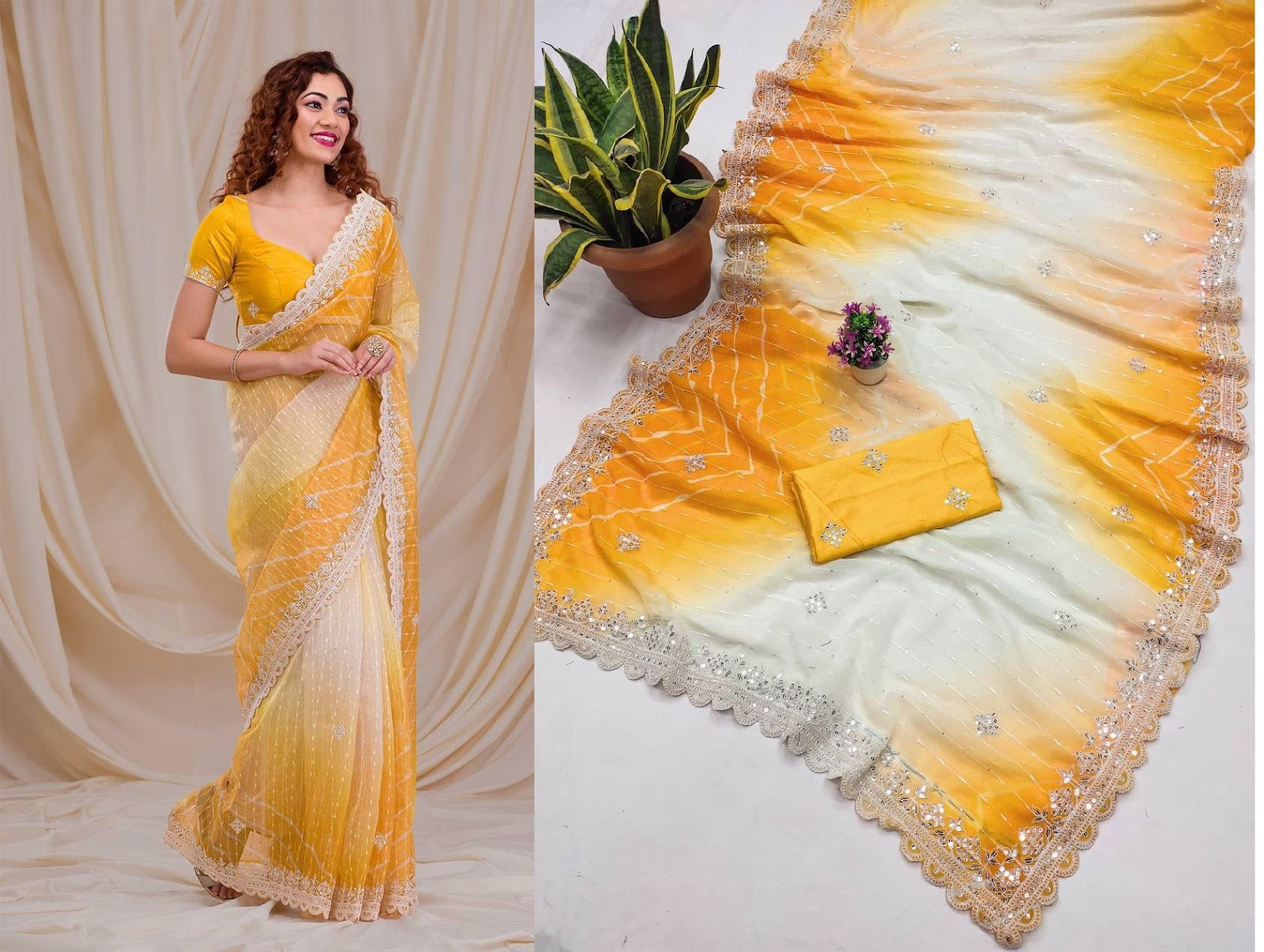 1209 Bt Georgette Sarees