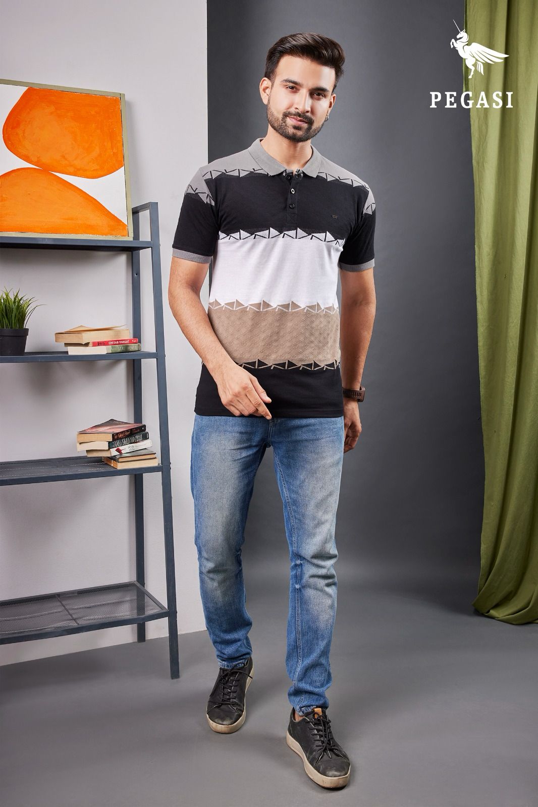 120 Pegasi Knit Mens Tshirts Supplier Gujarat