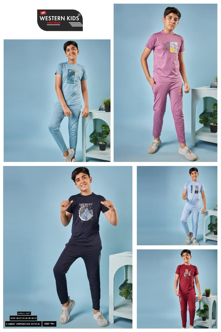 1217 Western Kids Imported Boys Co Ord Set Exporter