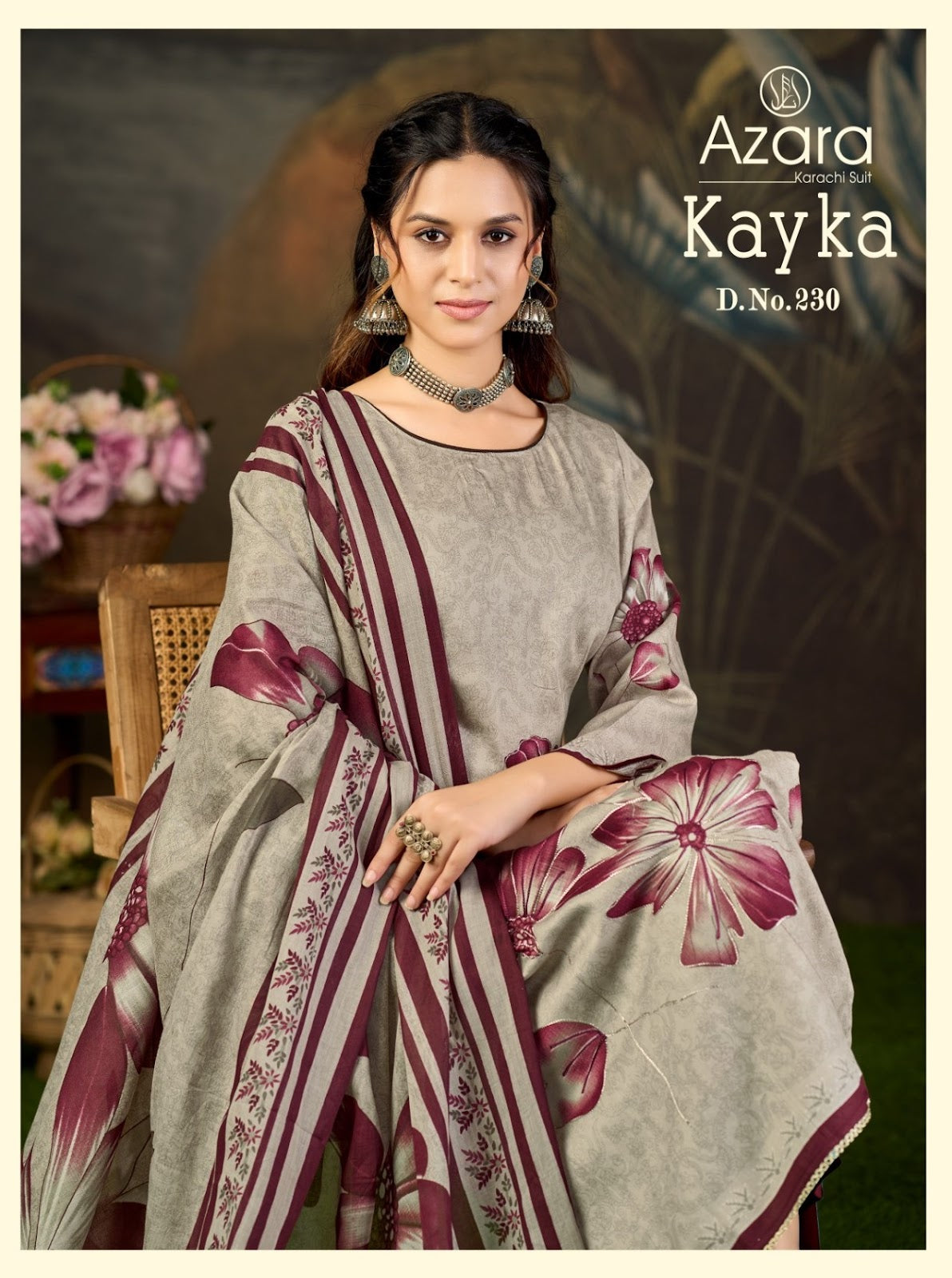 230 Kayka Radhika Fashion Azara Zam Karachi Salwar Suits Manufacturer Ahmedabad