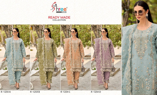 1254 Shree Fabs Organza Pakistani Readymade Suits