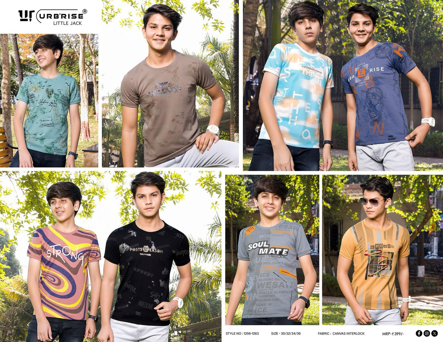1256-1263 Urbanrise Premium Mens Tshirts Manufacturer India