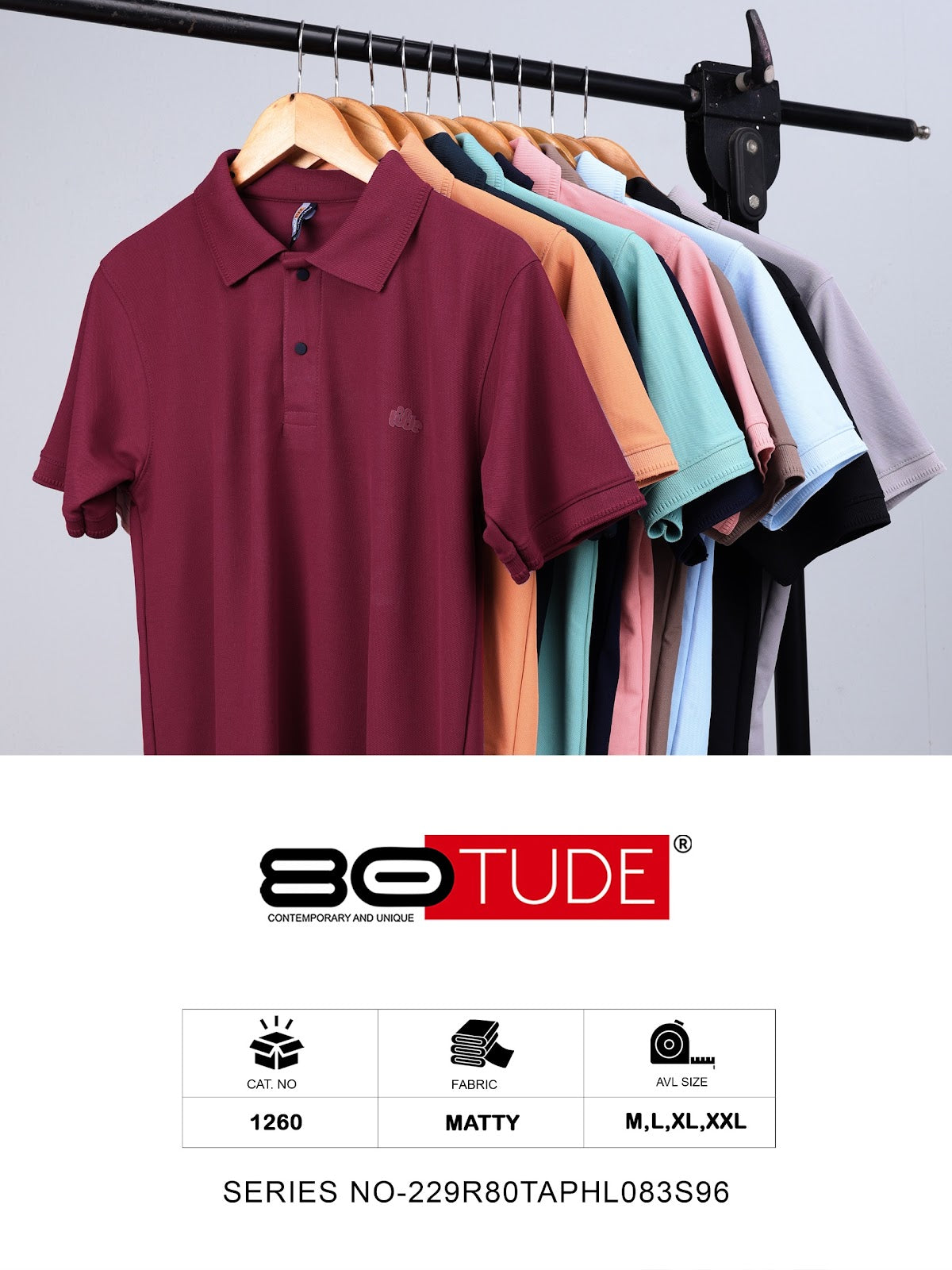 1260 80Tude Matty Mens Tshirts Wholesale