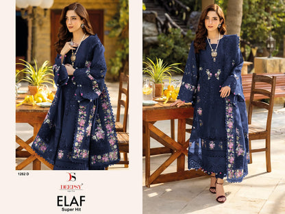 1262 Abcd Elaf Super Hit Deepsy Cotton Pakistani Readymade Suits Manufacturer Ahmedabad