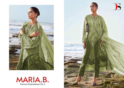 1285 Ijklm Maria B Deepsy Cotton Pakistani Patch Work Suits Supplier India
