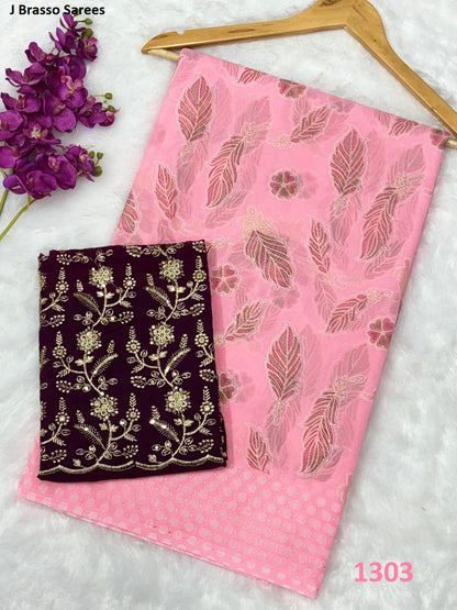 1301-1306 J Brasso Sarees Supplier Gujarat