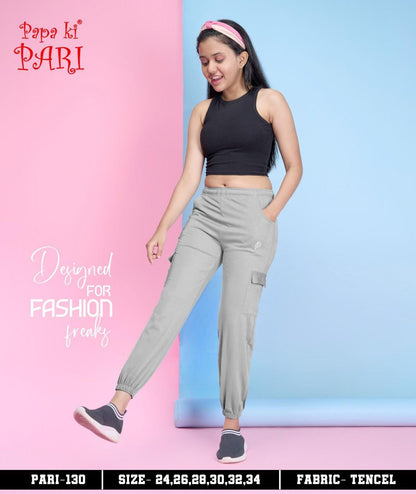 130 Papa Ki Pari Lycra Tencil Girls Lower Exporter India