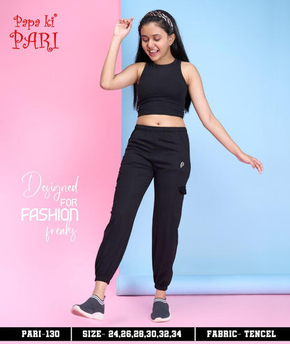 130 Papa Ki Pari Lycra Tencil Girls Lower Exporter India