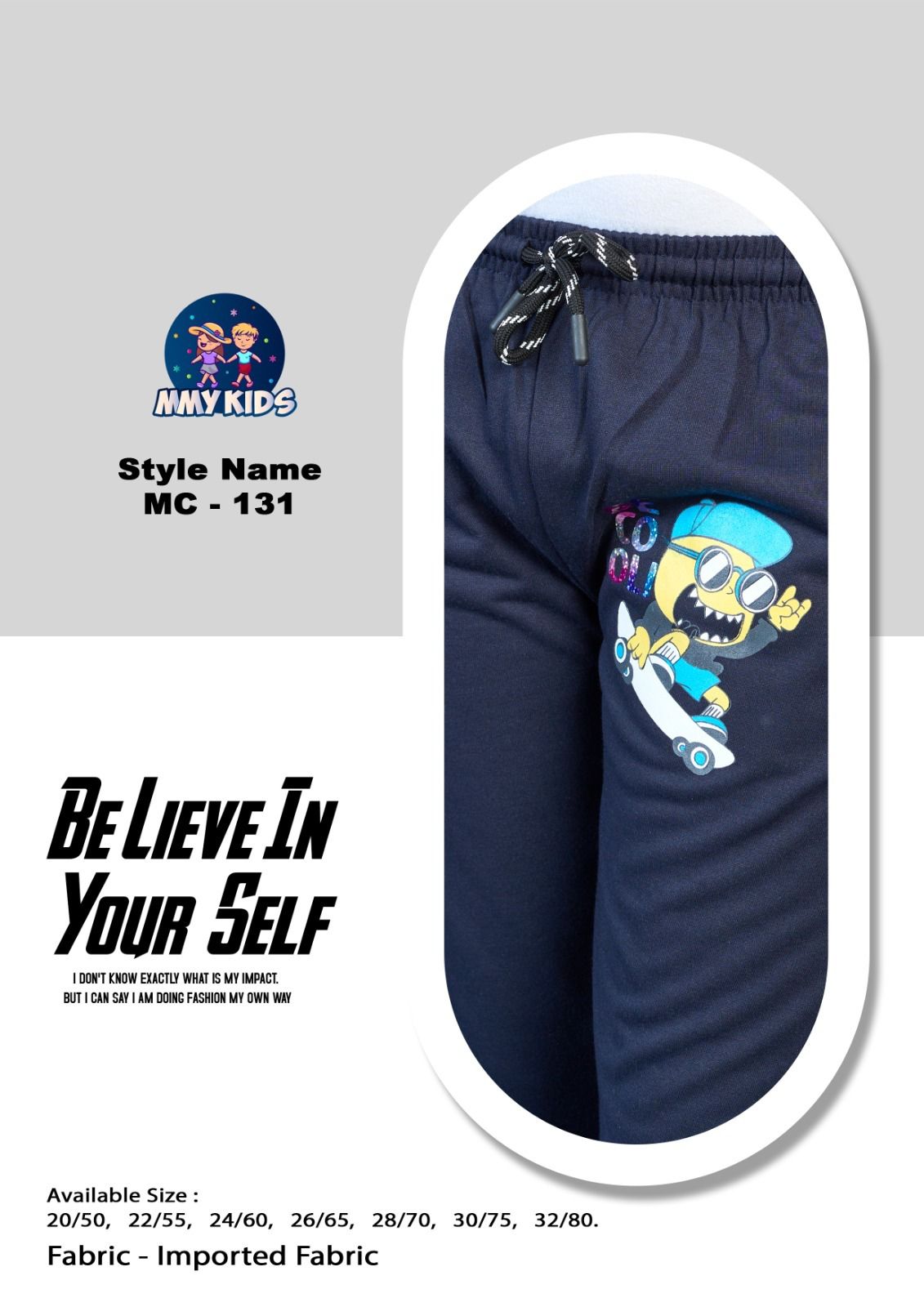 131 Mmy Kids Imported Boys Track Pant