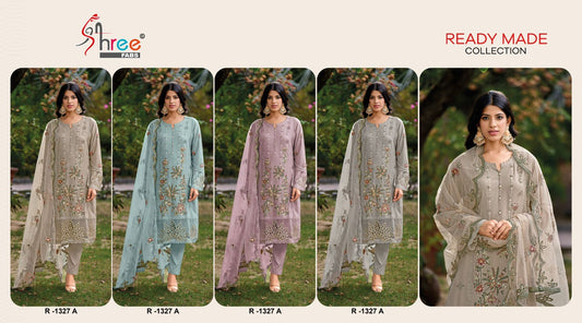 1327 Shree Fabs Cambric Cotton Pakistani Readymade Suits Manufacturer Ahmedabad