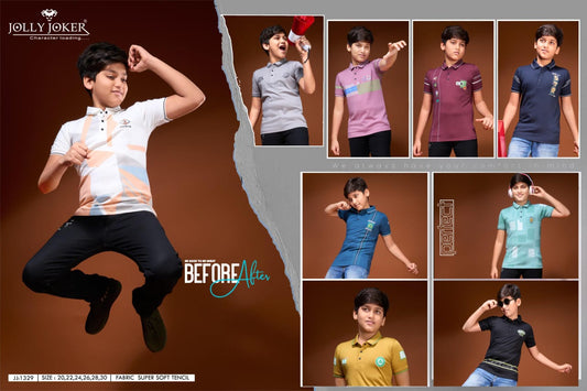 1329 Jolly Joker Tencil Boys Tshirt Exporter