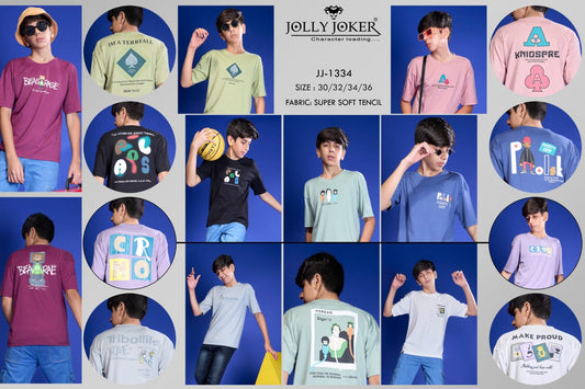 1334 Jolly Joker Tencil Boys Tshirt Wholesaler Ahmedabad
