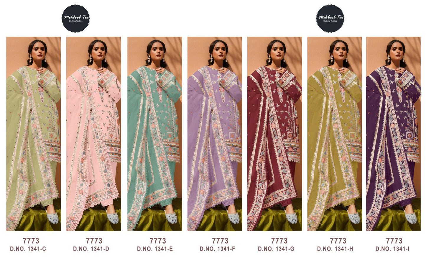 1341 Colours Mehboob Tex Cotton Pakistani Salwar Suits Manufacturer Ahmedabad