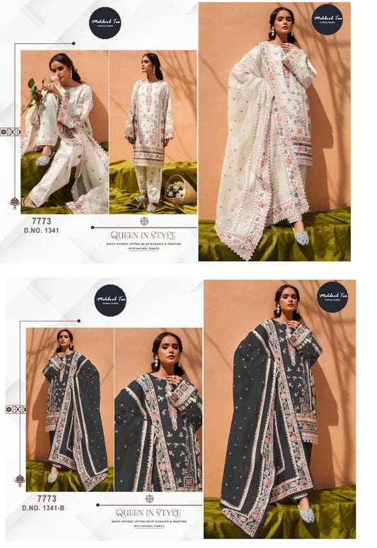 1341 Mehboob Tex Cotton Pakistani Salwar Suits Wholesale Price