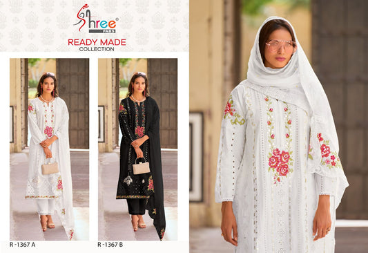 1367 Shree Fabs Cotton Lawn Pakistani Readymade Suits Supplier Ahmedabad