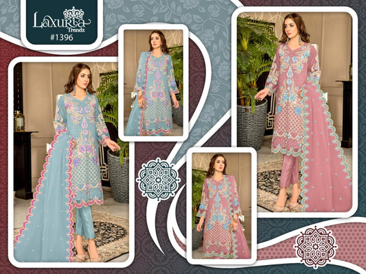 1396 Laxuria Trendz Organza Pakistani Readymade Suits
