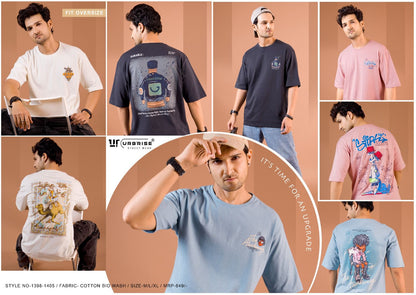 1398-1405 Urbanrise Combed Cotton Mens Tshirts Wholesaler Ahmedabad