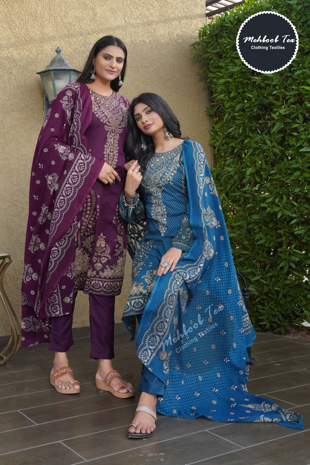 1403Ab Mehboob Tex Cotton Karachi Salwar Suits Wholesaler