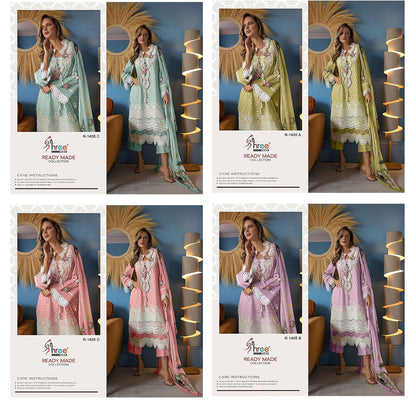 1405 Shree Fabs Cambric Cotton Pakistani Readymade Suits Supplier Ahmedabad