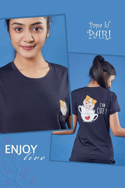 141 Papa Ki Pari Tencil Lycra Girls Shorts Set Manufacturer