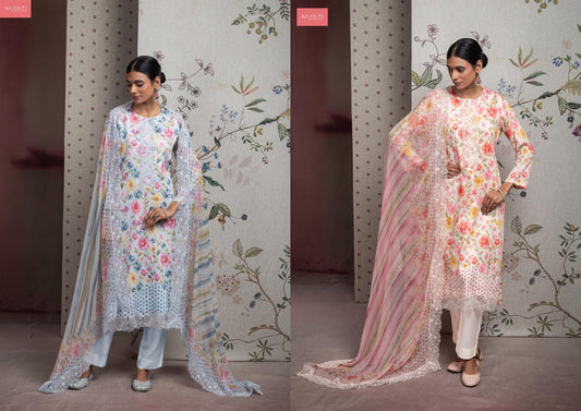 Peachy Naariti Cotton Pant Style Suits Manufacturer India