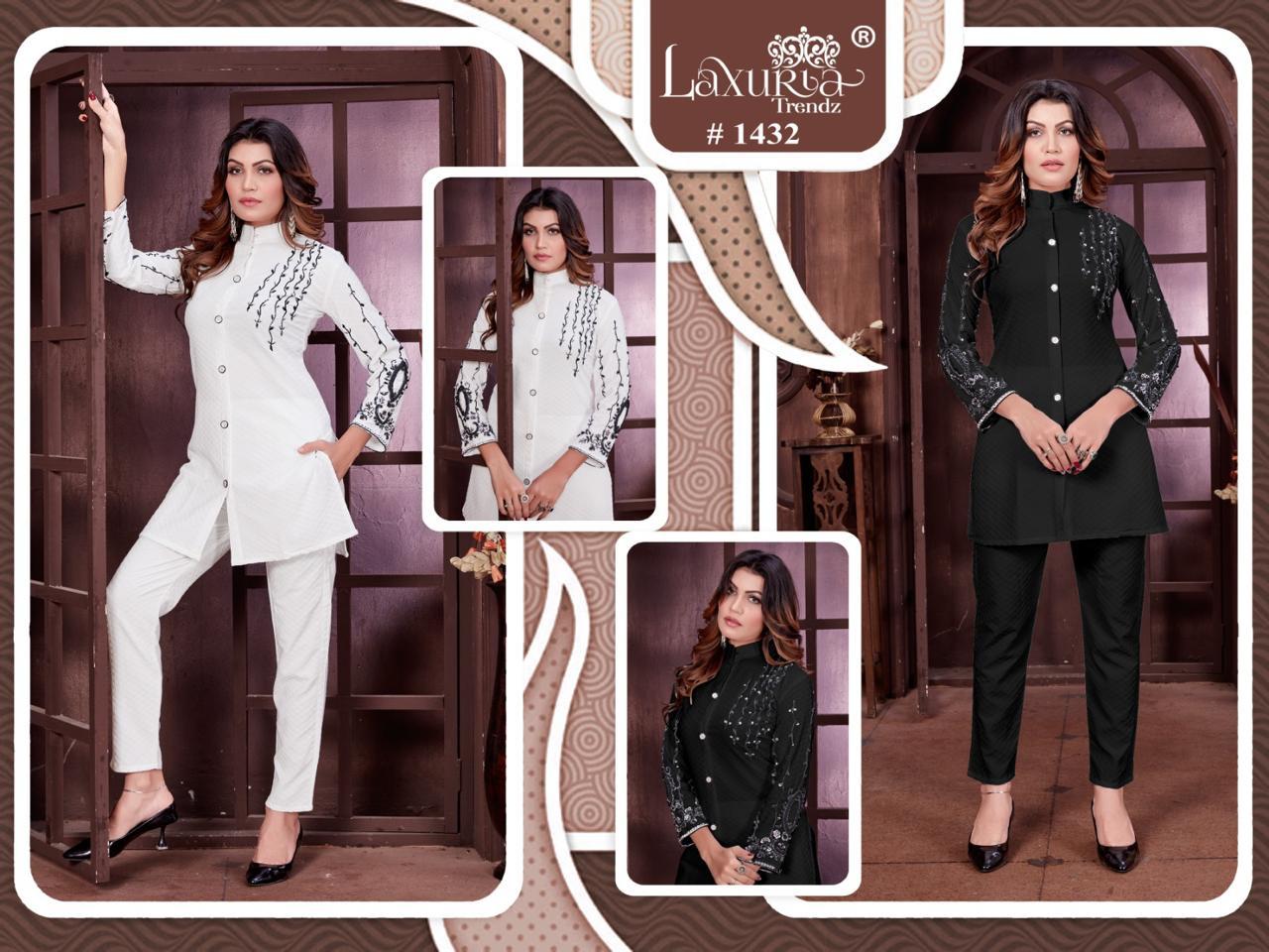 1432 Laxuria Trendz Bsy Co Ord Set Exporter Gujarat