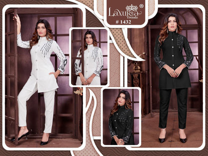 1432 Laxuria Trendz Bsy Co Ord Set Exporter Gujarat