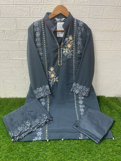1438 New Colours Laxuria Trendz Georgette Pakistani Readymade Suits Manufacturer Ahmedabad