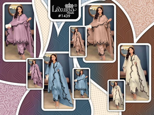 1439 Laxuria Trendz Fox Pakistani Readymade Suits Manufacturer India