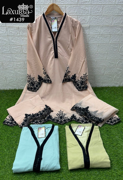 1439 Laxuria Trendz Pakistani Readymade Suits Wholesaler
