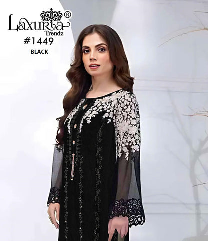 1449 Laxuria Trendz Georgette Pakistani Salwar Suits Exporter