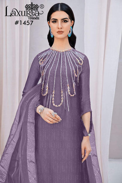 1457 Laxuria Trendz Pakistani Readymade Suits Wholesaler Ahmedabad