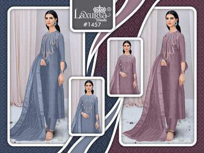 1457 Laxuria Trendz Pakistani Readymade Suits Supplier Gujarat