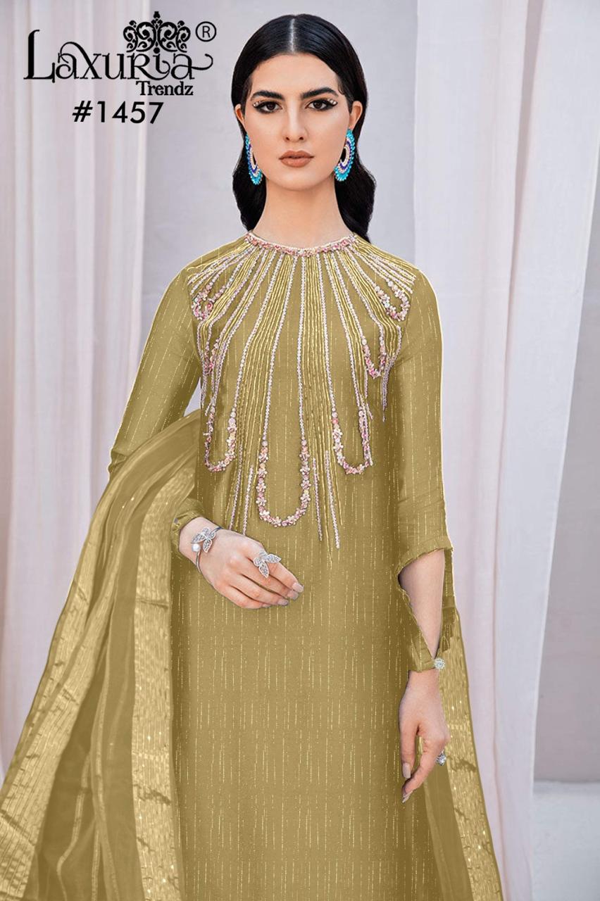 1457 Laxuria Trendz Pakistani Readymade Suits Wholesaler Ahmedabad