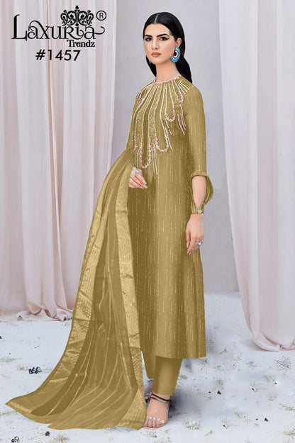 1457 Laxuria Trendz Pakistani Readymade Suits Wholesaler Ahmedabad
