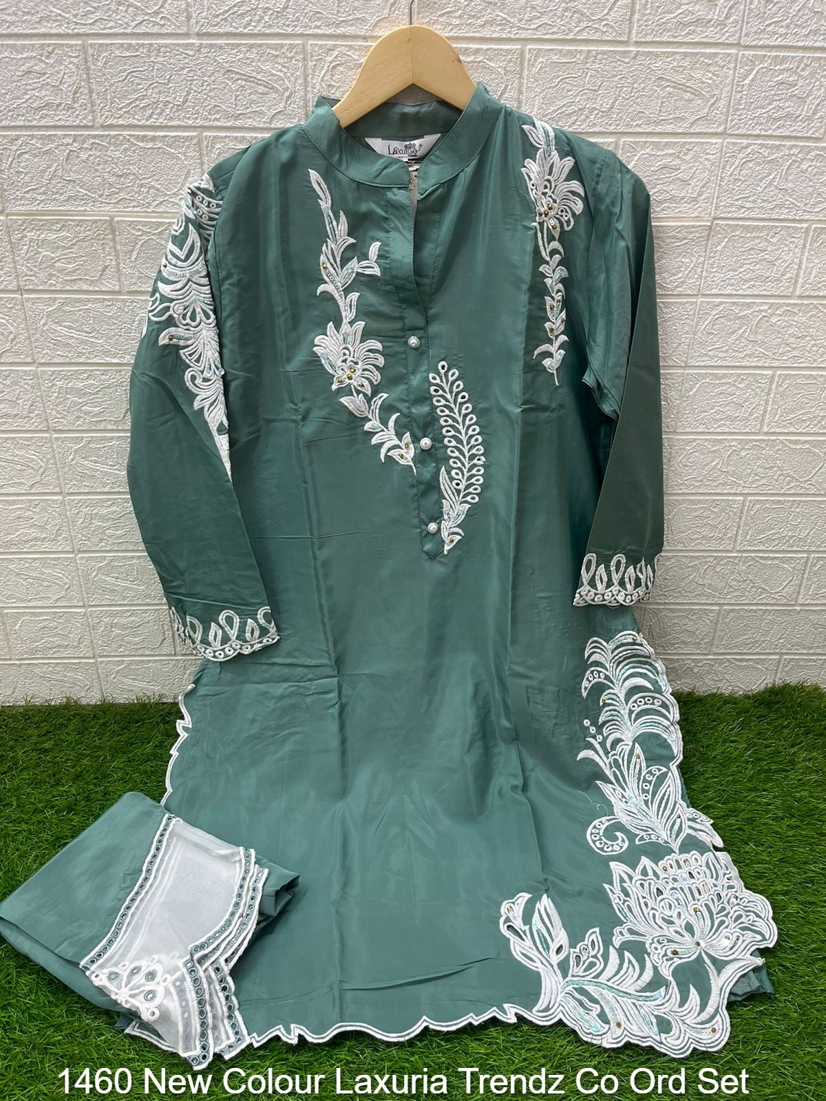 1460 New Colour Laxuria Trendz Pure French Co Ord Set Wholesaler Ahmedabad