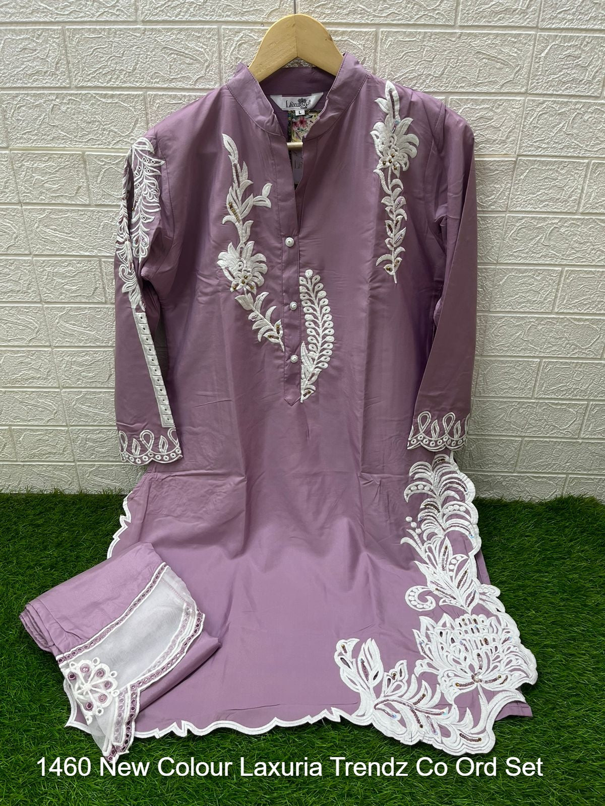 1460 New Colour Laxuria Trendz Pure French Co Ord Set Wholesaler Ahmedabad
