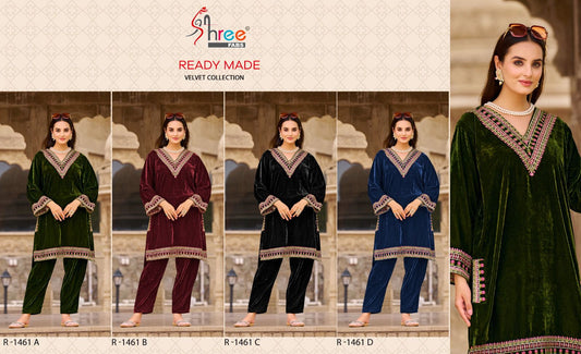 1461 Velvet Shree Fabs Viscose Co Ord Set Supplier India