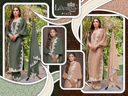 1478 Laxuria Trendz Marble Pakistani Readymade Suits Wholesaler Ahmedabad
